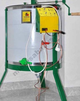 centrifuga apicola electrica si manuala pe 4 rame Miere Săbăduș