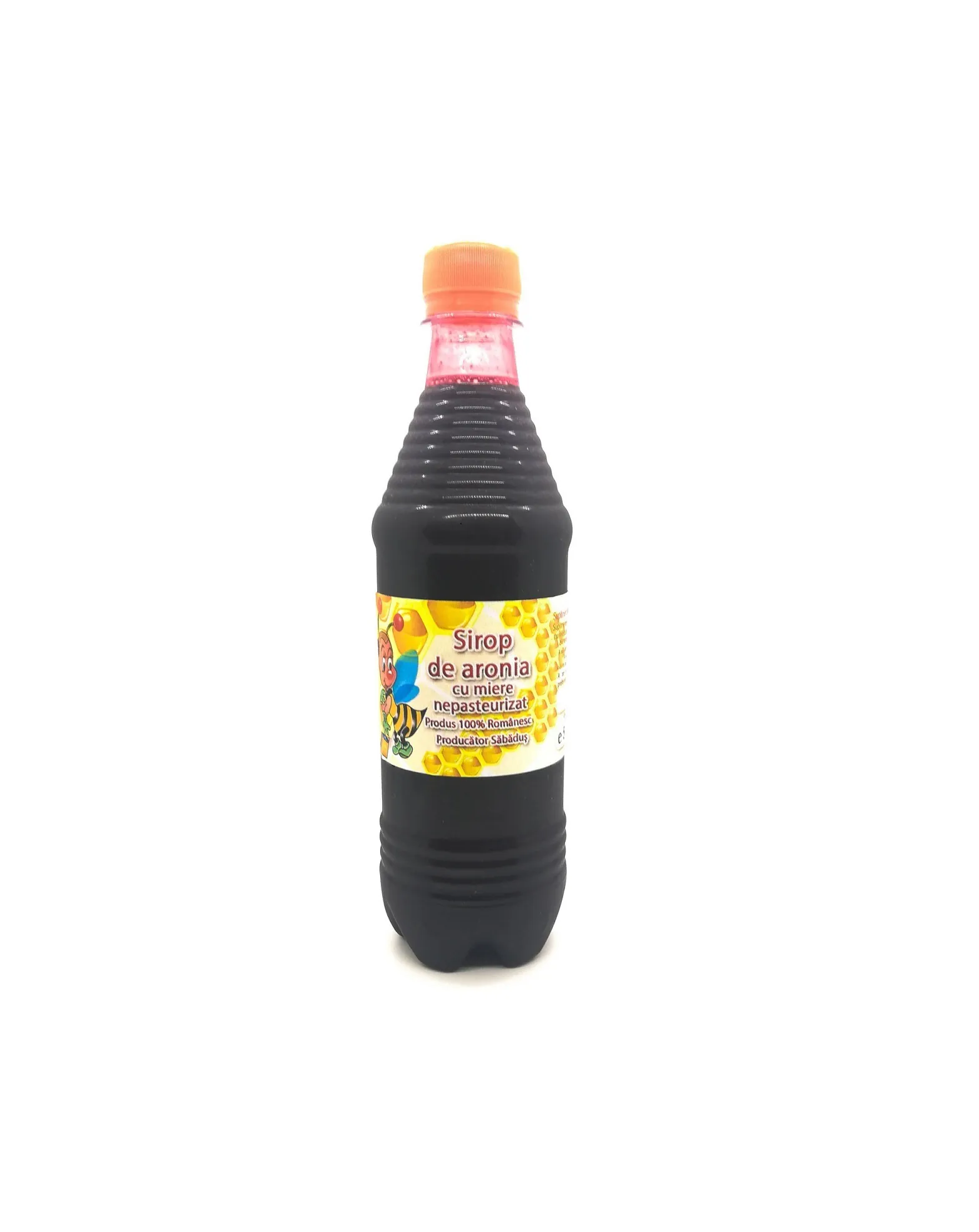 Sirop de Aronia cu miere, NEPASTEURIZAT, fara conservanti - 500ml 3 Miere Săbăduș Sirop de Aronia cu miere, NEPASTEURIZAT, fara conservanti - 500ml
