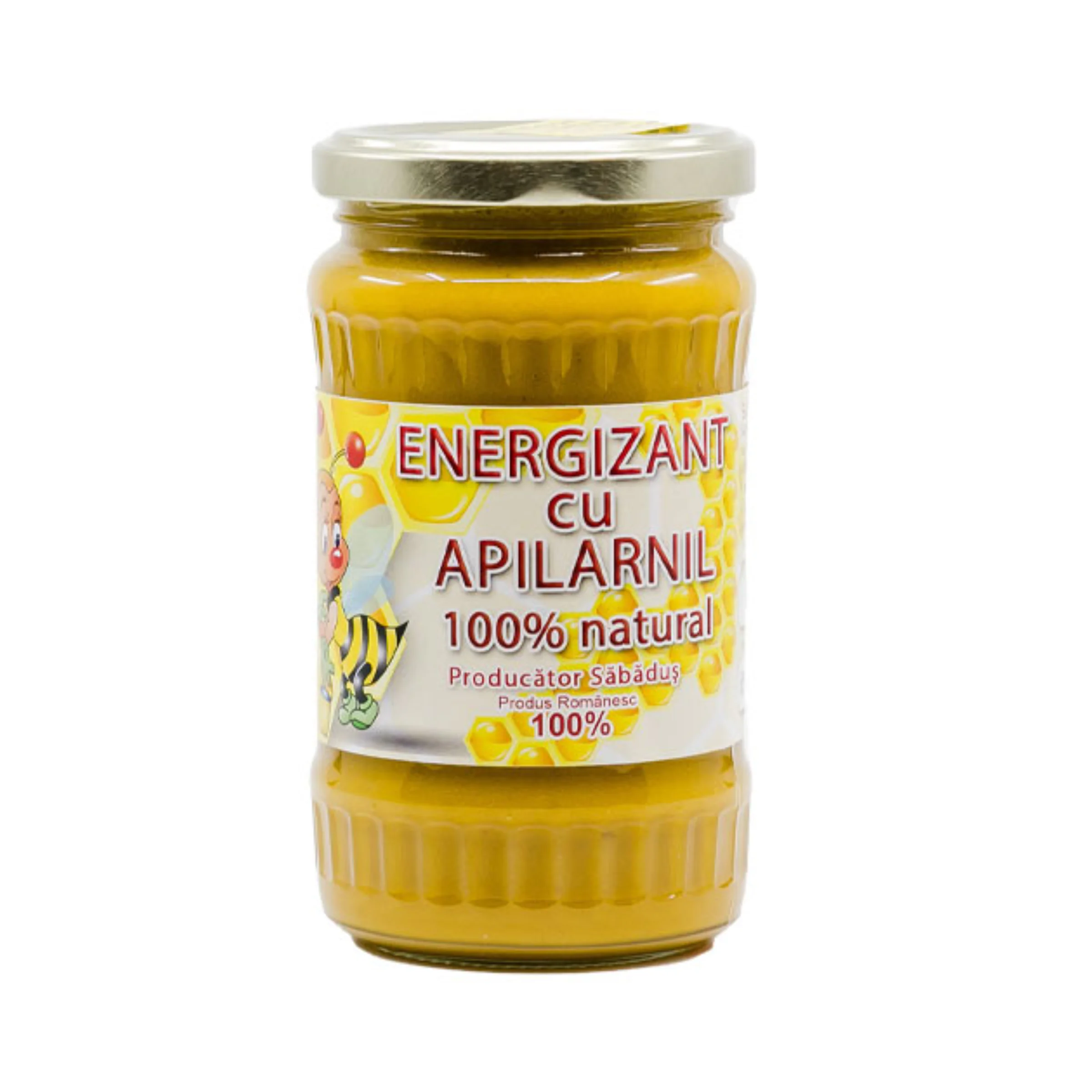 Energizant Natural cu apilarnil 360g 3 Miere Săbăduș Energizant Natural cu apilarnil 360g