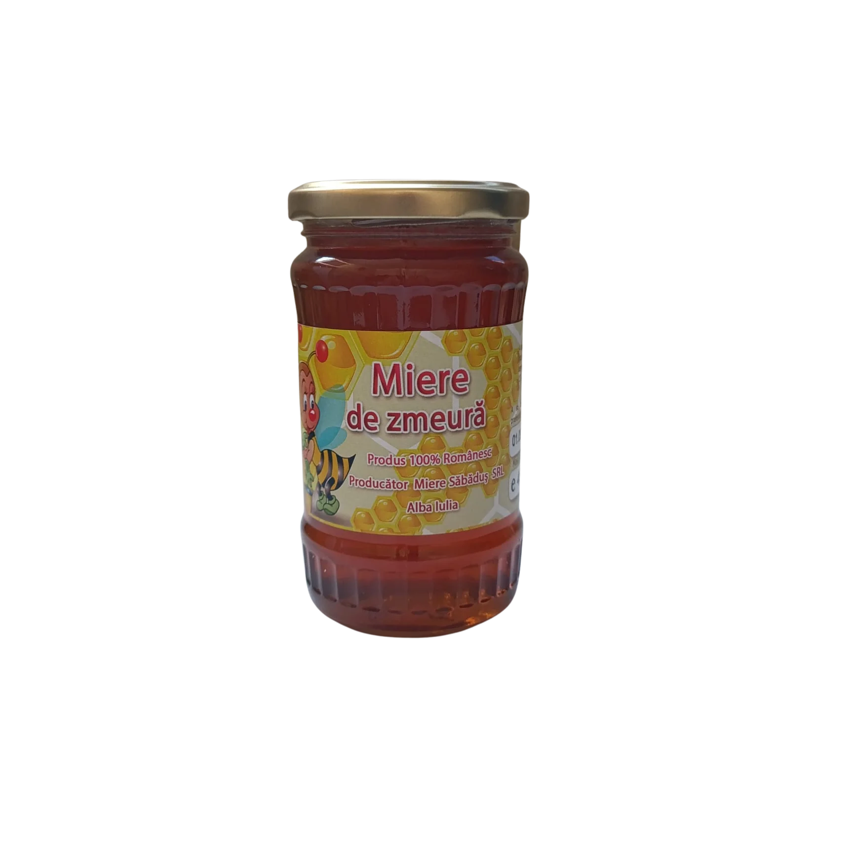 Miere de zmeura 460gr 3 Miere Săbăduș Miere de zmeura 460gr
