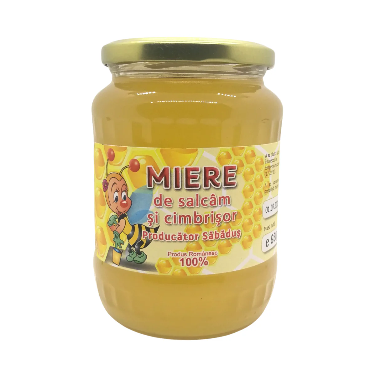 Miere de Salcam si Cimbrisor 950gr 1 Miere Săbăduș Miere de Salcam si Cimbrisor 950gr