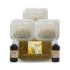 Pachet faguri polen si tinctura de propolis 1 Miere Săbăduș