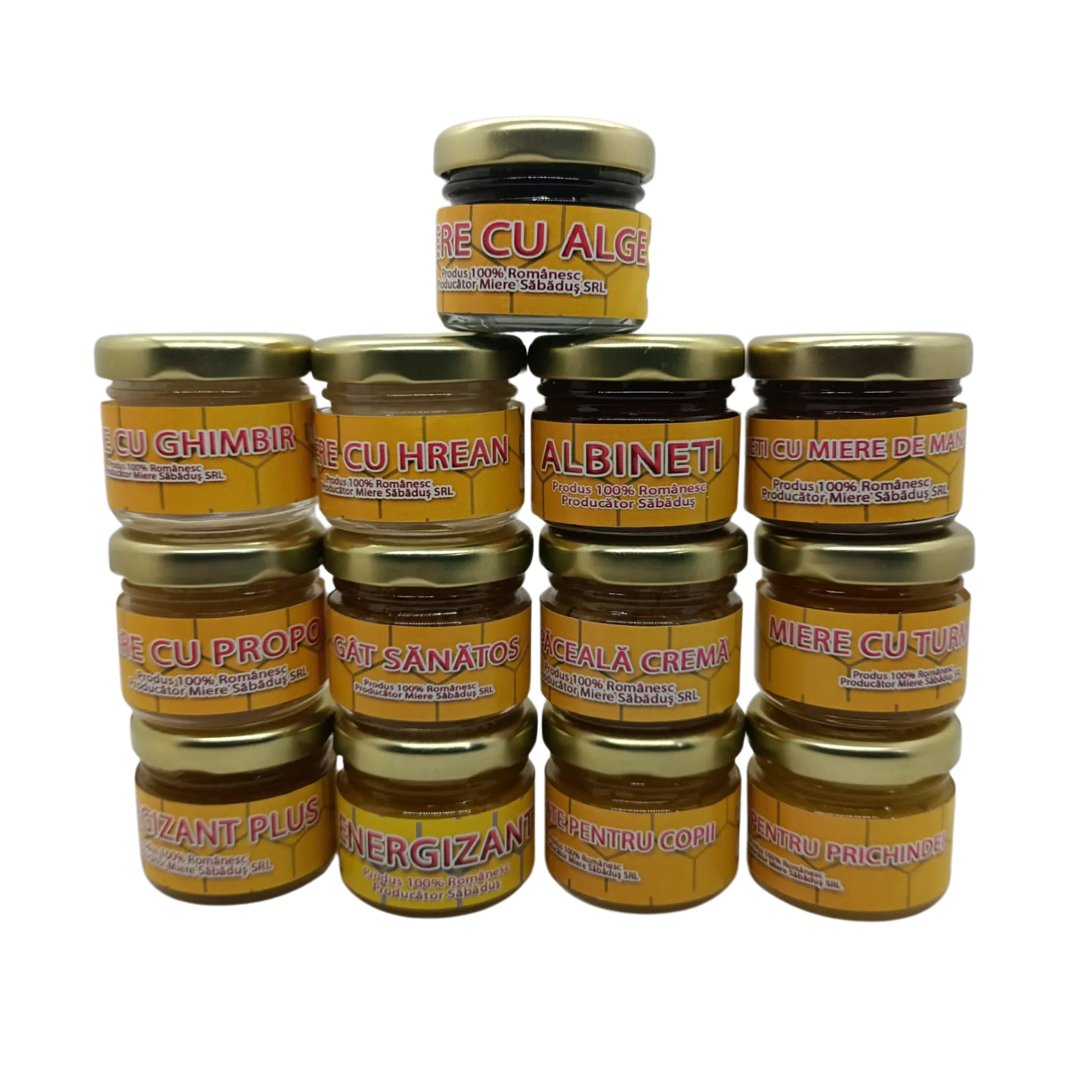 Pachet Mini Degustare 2 3 Miere Săbăduș Pachet Mini Degustare 2