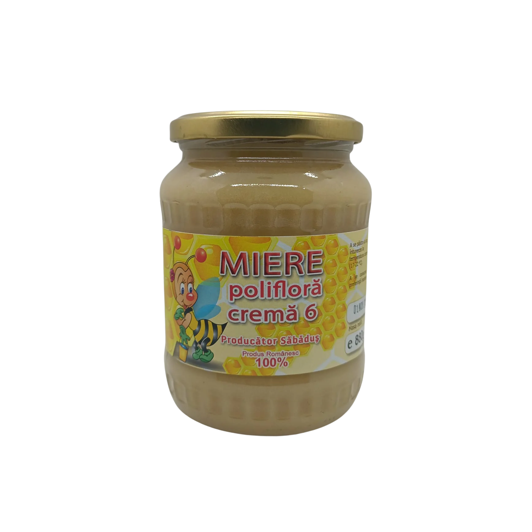 Miere poliflora crema 6 3 Miere Săbăduș Miere poliflora crema 6